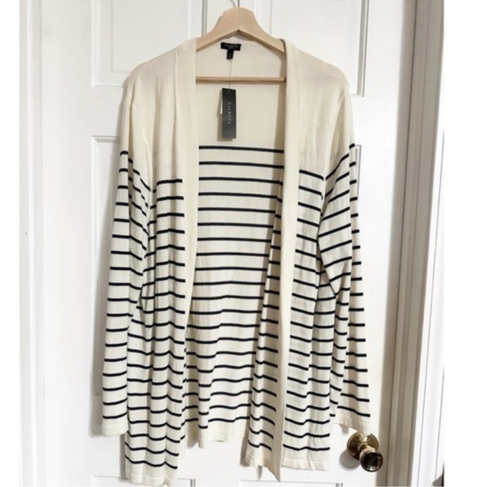 Talbots Open Cardigan Plus Size Sweater NWT SZ 3X